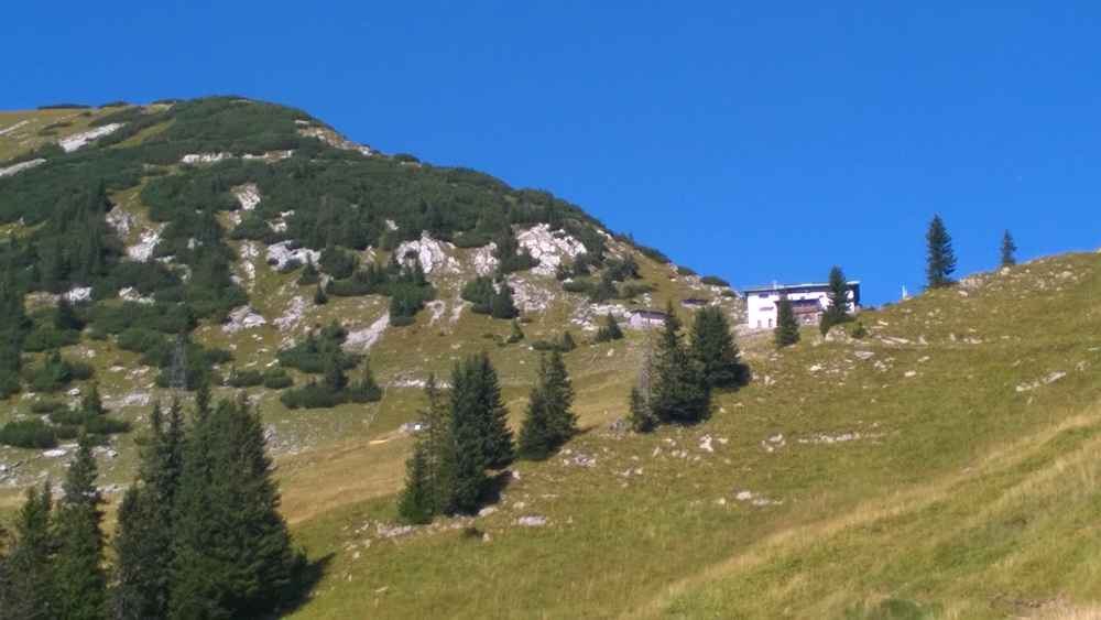 Die Tölzer Hütte am Schafreuther